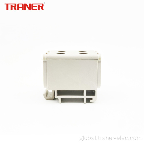 AL/CU Universal Terminal Block 50mm2 2 Ways Aluminum/Copper Grey Universal Terminal Block Manufactory